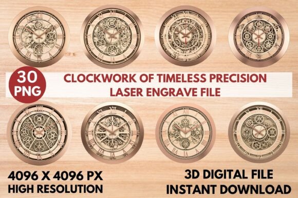 Clockwork of Timeless Precision Laser E