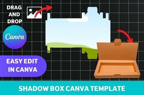 Strategic Design and Positioning with the Shadow Box Canva Template