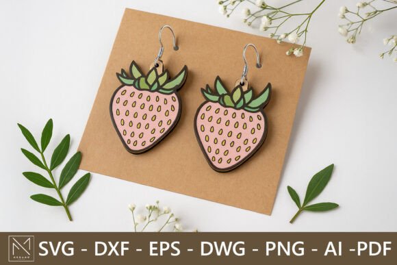 Strawberry Earrings SVG Cut File: A Practical Guide for Crafters and Makers
