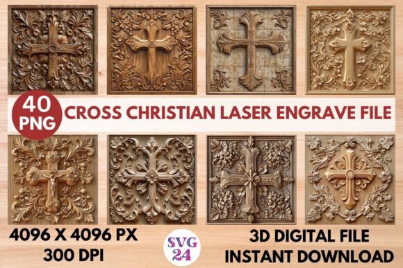 Unlocking Creative Potential with Cross Christian Laser Engrave Files